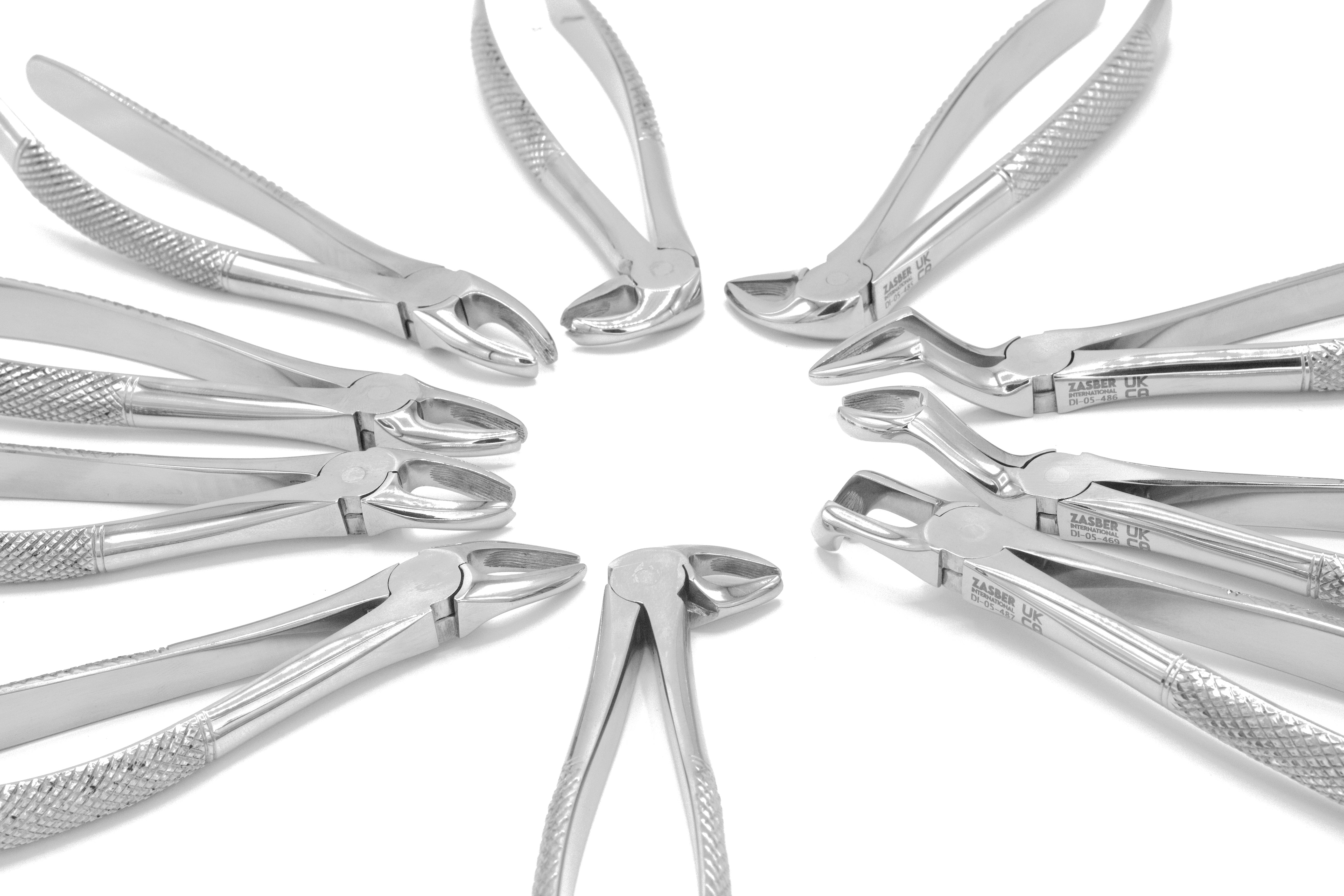 Tooth Extraction Forceps (Set of 10)